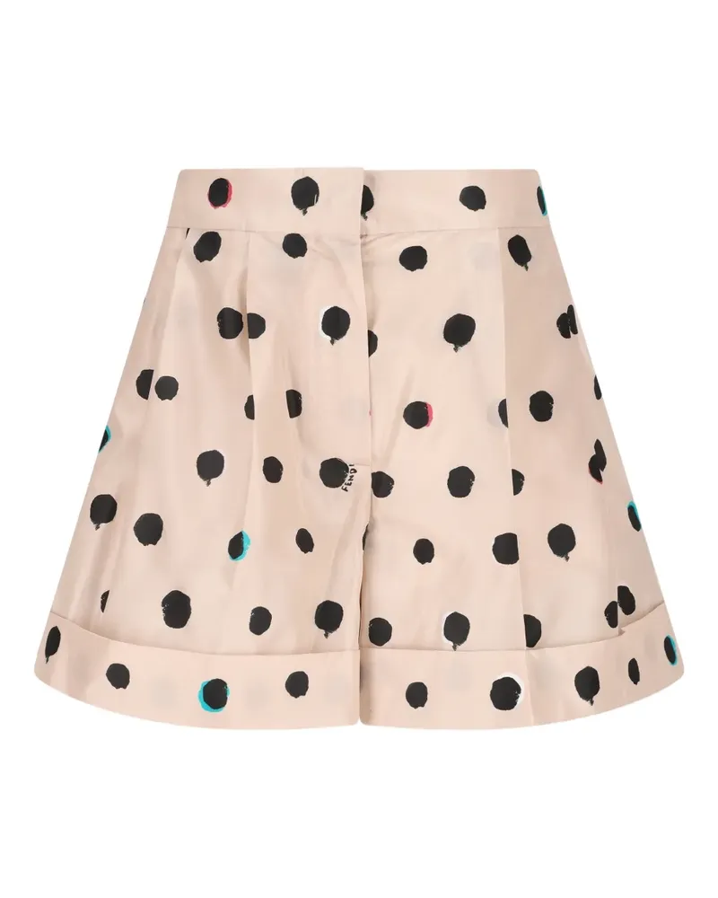 Fendi Shorts mit Bundfalten - Rosa Rosa