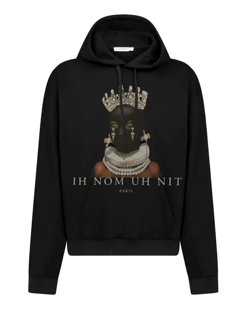 IH NOM UH NIT Hoodie mit grafischem Print - Schwarz Schwarz