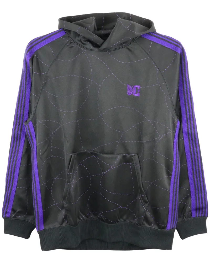 NEEDLES x DC Hoodie mit grafischem Print - Schwarz Schwarz
