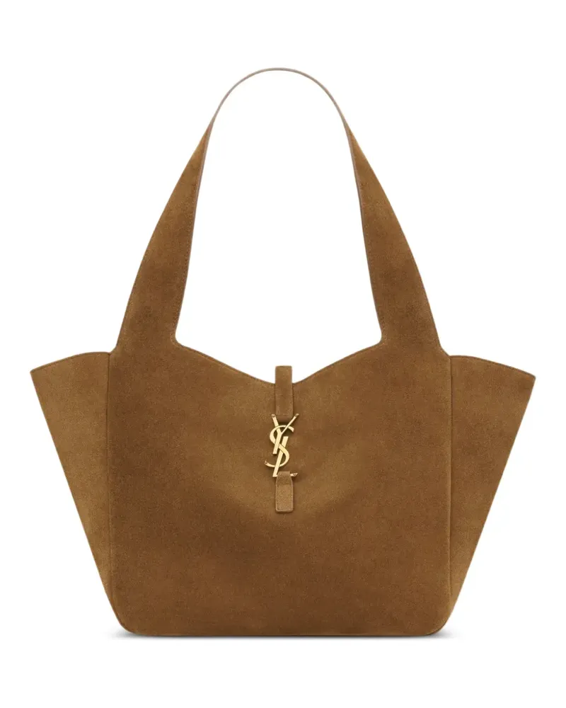 Saint Laurent Le 5 À 7 small Bea bag in suede - Braun Braun