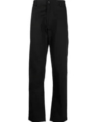 Universal Works Klassische Slim-Fit-Hose Schwarz