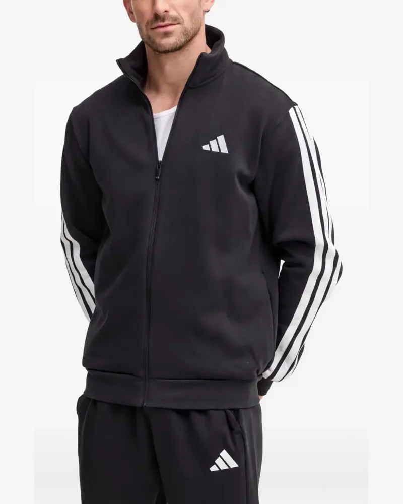 adidas Jogginganzug mit 3 Streifen - Schwarz Schwarz