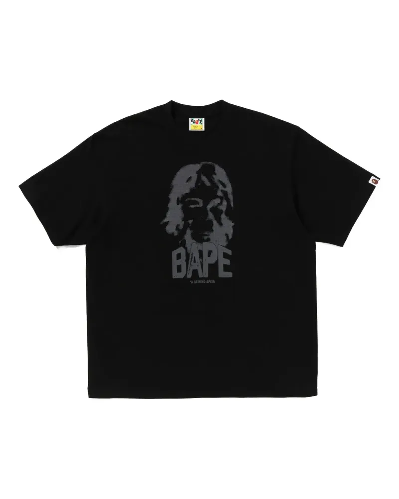 BAPE T-Shirt mit Beethoven-Print - Schwarz Schwarz