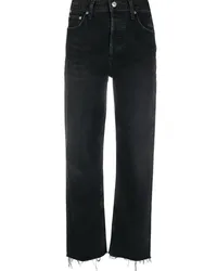 Citizens of humanity Gerade Cropped-Jeans Schwarz