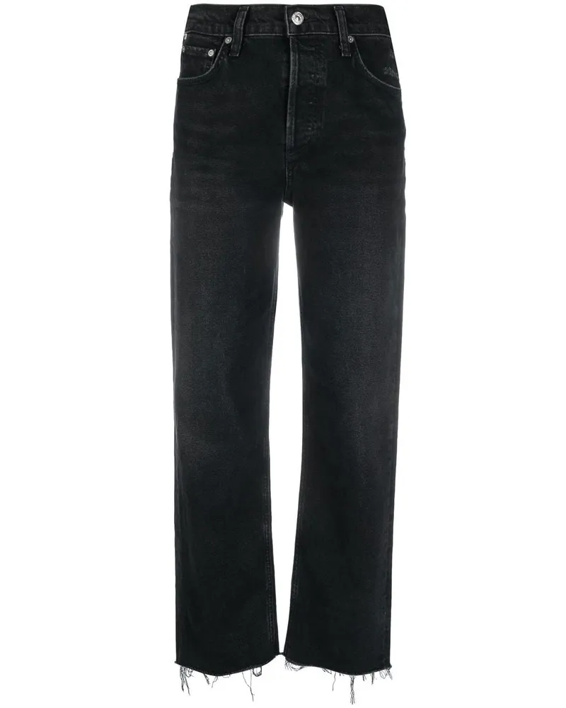 Citizens of humanity Gerade Cropped-Jeans - Schwarz Schwarz