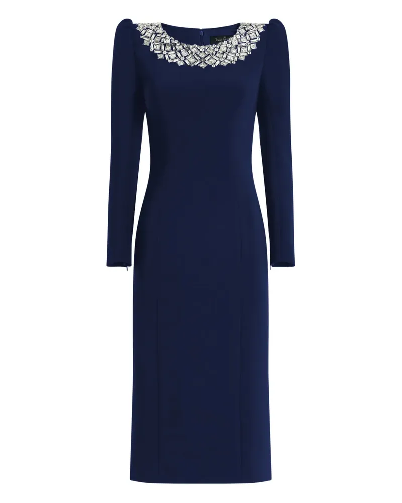 Jenny Packham Jacquetta embellished midi dress - Blau Blau