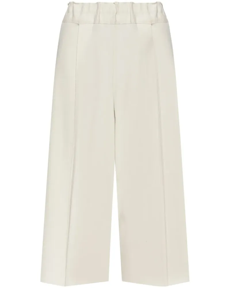 Issey Miyake Hose mit Bundfalten - Weiß Weiß