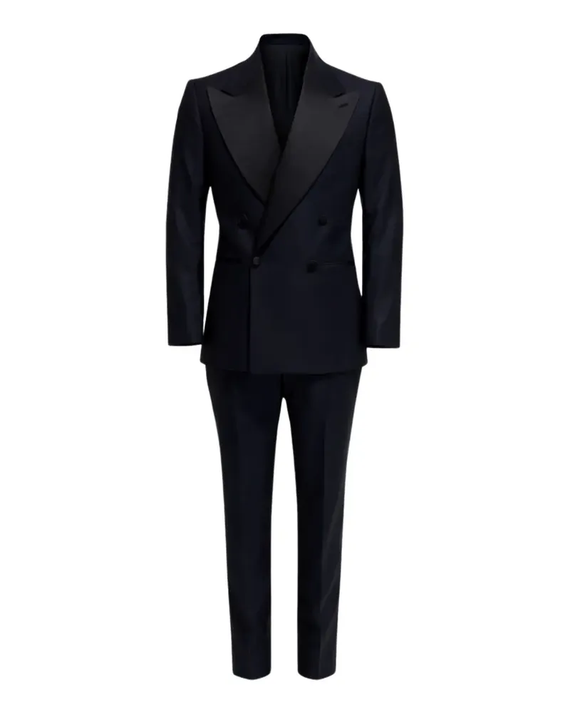 Loro Piana Pioner double-breasted suit - Blau Blau