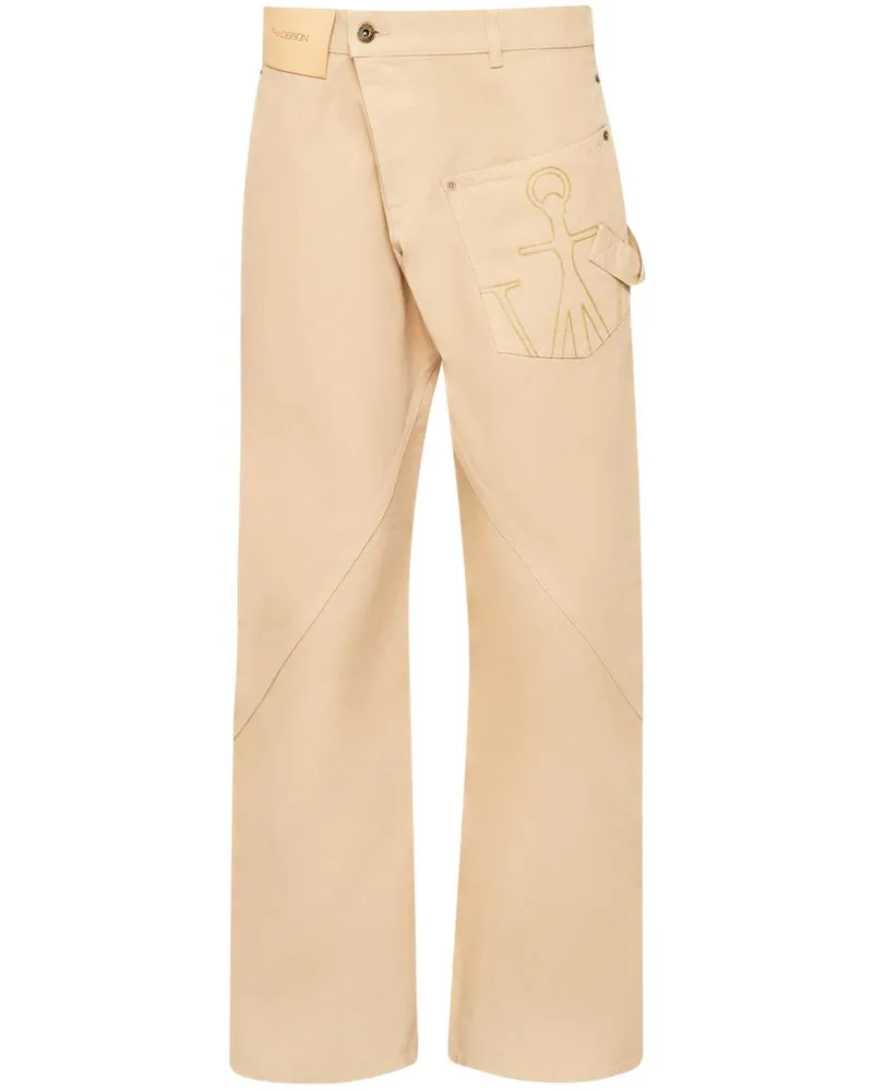 J.W.Anderson Twisted Jeans - Nude Nude
