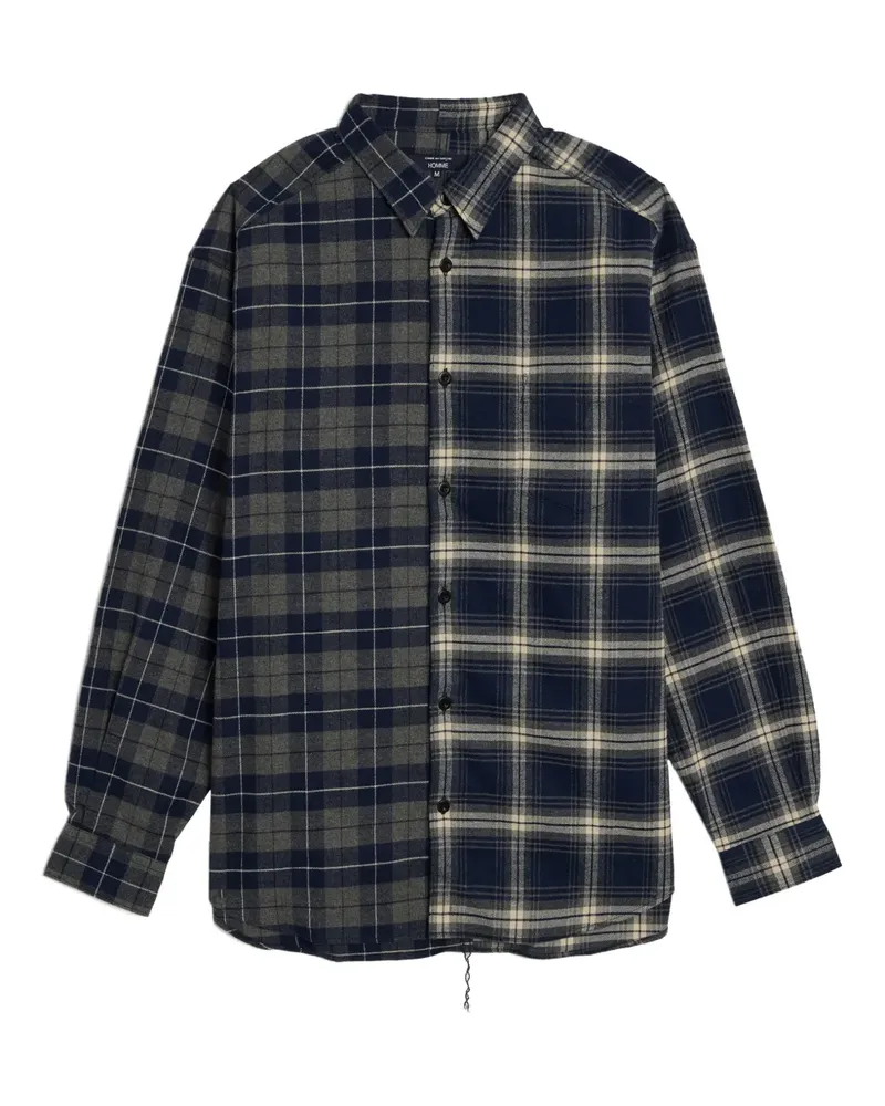 Comme des Garçons Kariertes Hemd - Blau Blau