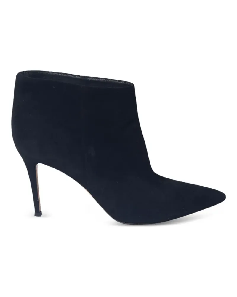 Gianvito Rossi Stiefel mit spitzer Kappe - Schwarz Schwarz