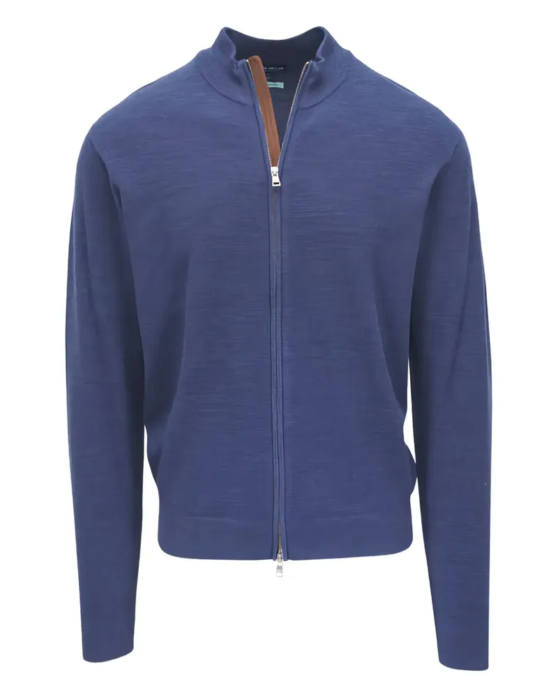 Peter Millar zip-up cardigan - Blau Blau