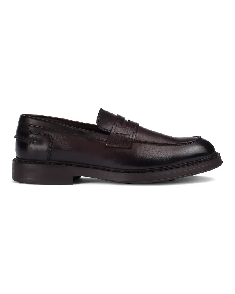 Doucal´s Penny-Loafer aus Leder - Braun Braun