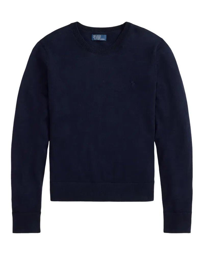 Ralph Lauren Bestickter Pullover mit Rundhalsausschnitt - Blau Blau