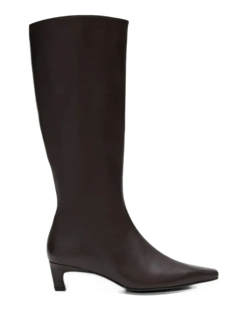 Alohas Gema pointed-toe kitten-heel boots - Braun Braun