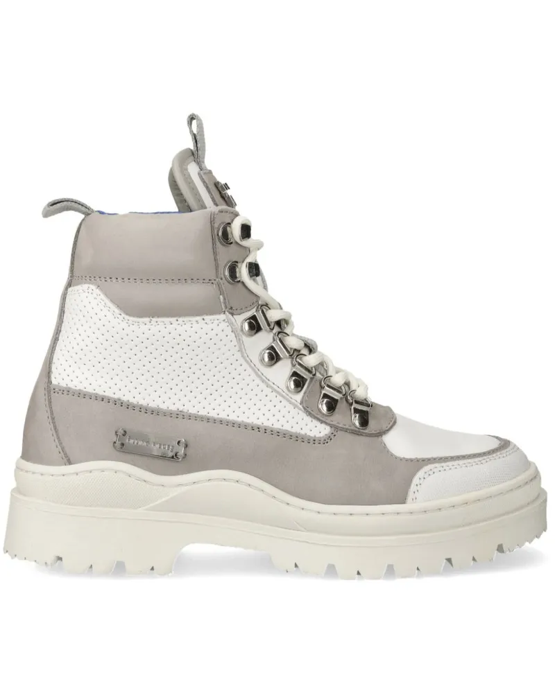 Filling Pieces Zweifarbige Stiefeletten - Weiß Weiß
