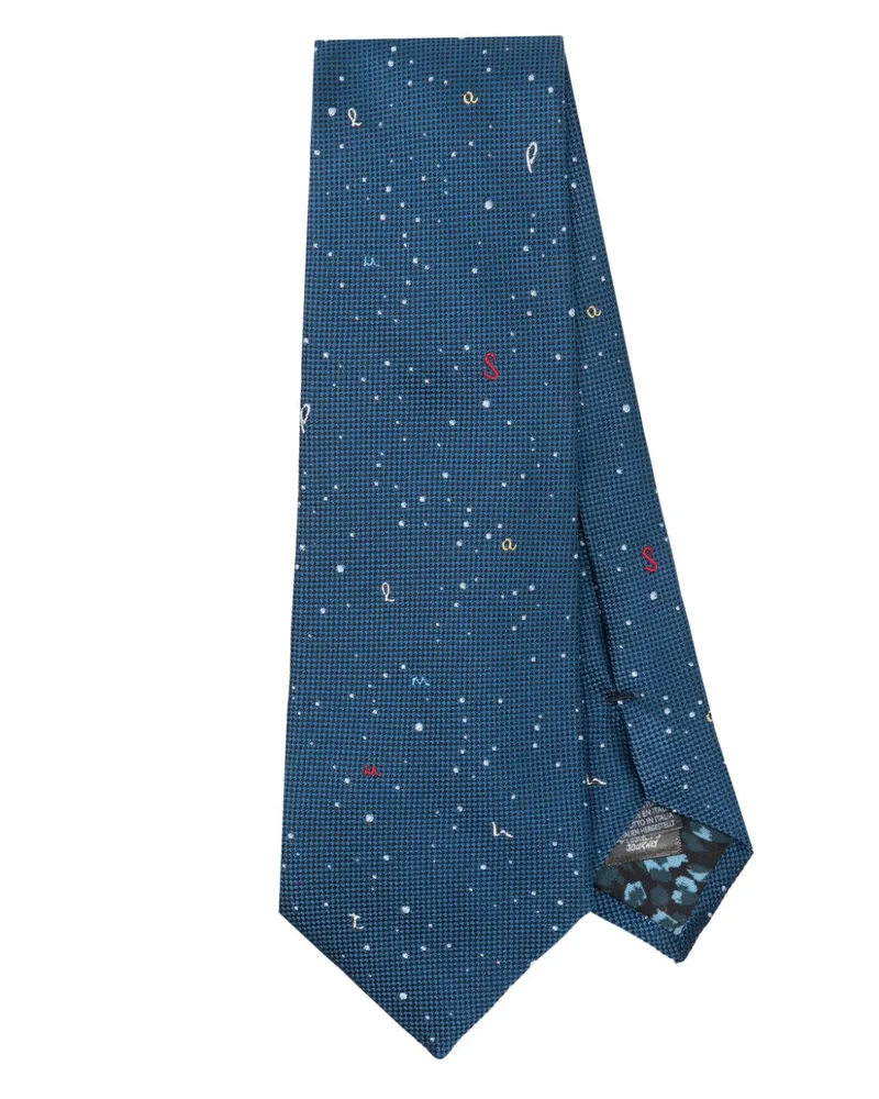 Paul Smith Krawatte aus Seide - Blau Blau