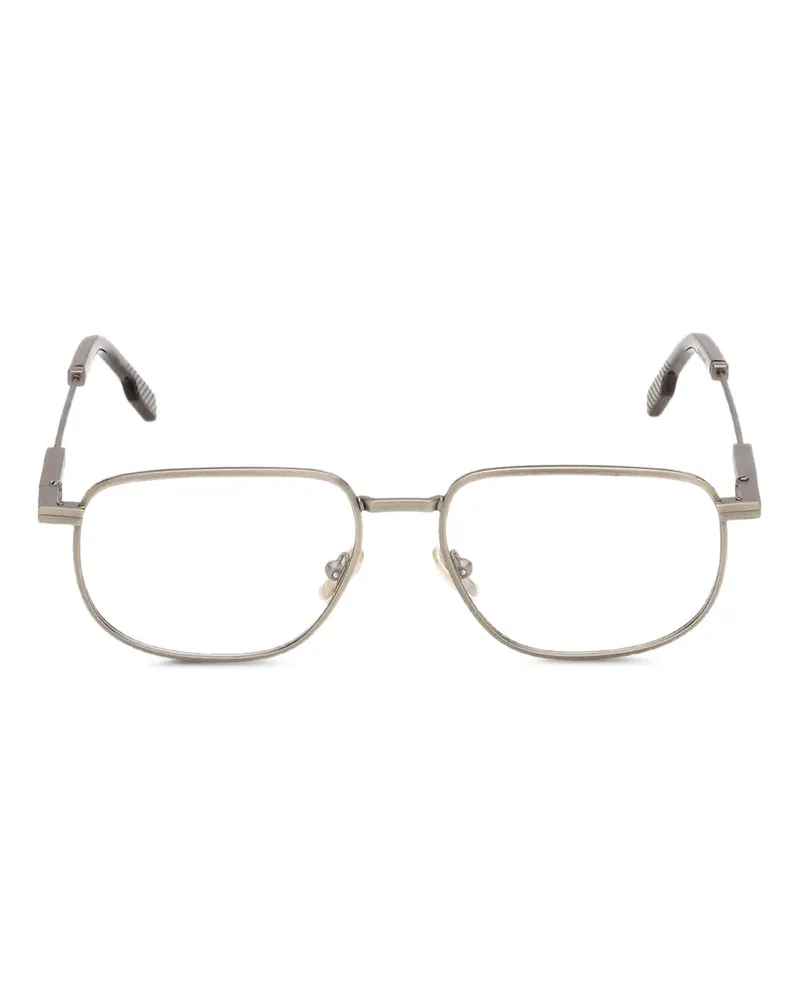 Ermenegildo Zegna Brille mit eckigem Gestell - Silber Silber