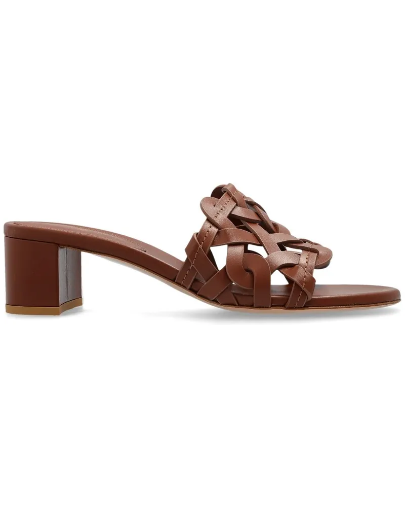 Gianvito Rossi Amalfi Sandalen 55mm - Braun Braun