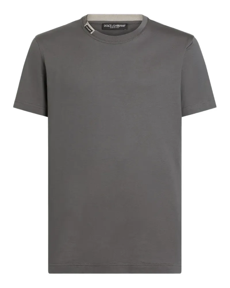 Dolce & Gabbana cotton jersey T-shirt - Grau Grau