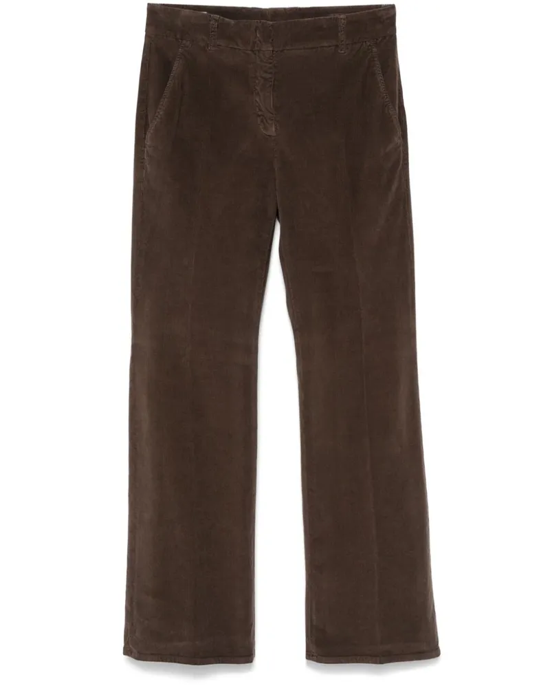 Incotex Ausgestellte Hose - Braun Braun