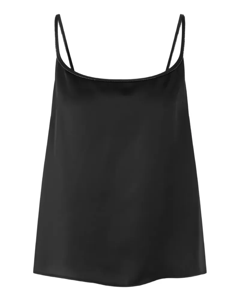Marc Cain spaghetti straps top - Schwarz Schwarz