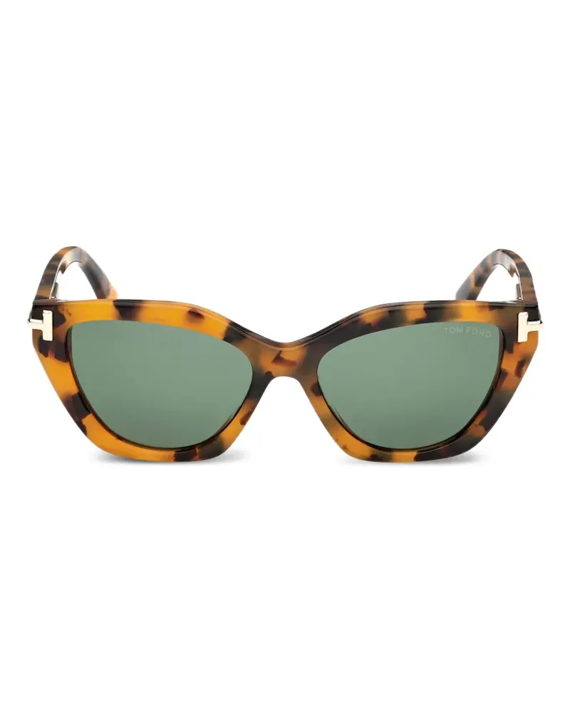 Tom Ford Cat-Eye-Sonnenbrille - Braun Braun