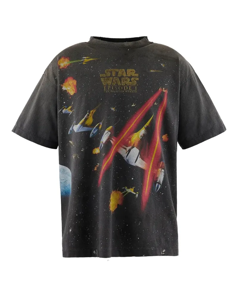 SAINT MXXXXXX Star Wars graphic-print T-shirt - Schwarz Schwarz