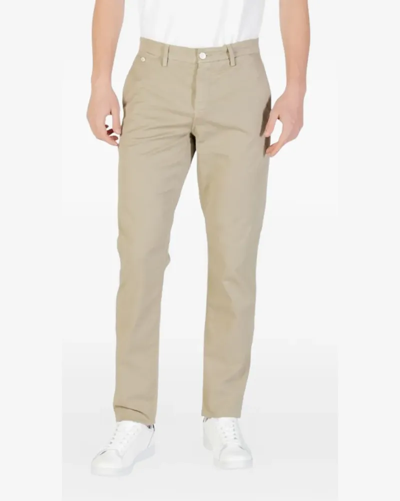 Replay logo-patch chino jeans - Nude Nude