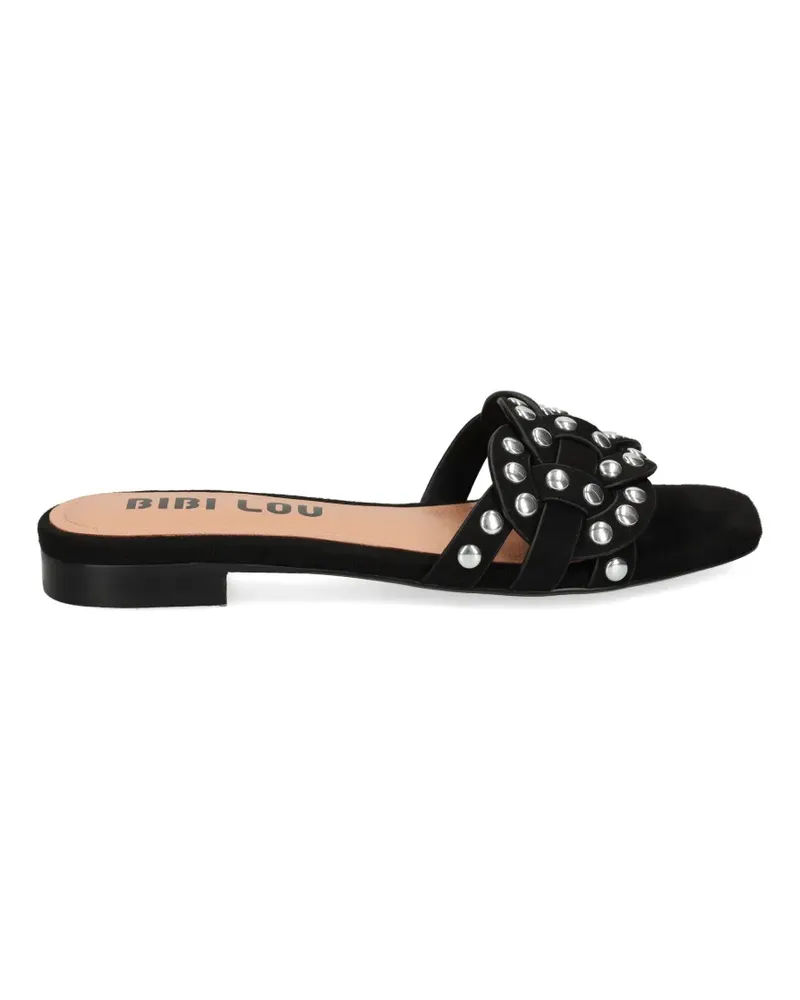 Bibi Lou studded braided sandals - Schwarz Schwarz