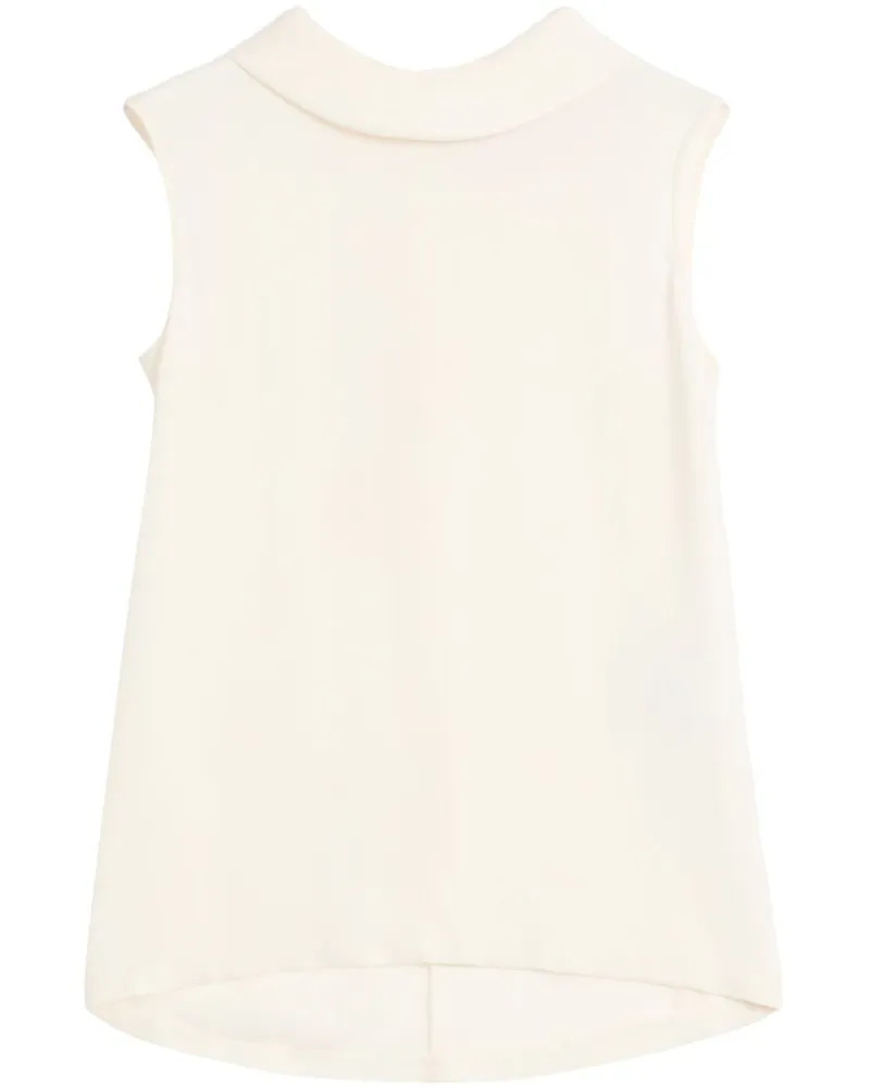 Valentino Garavani Ärmellose Bluse Nude