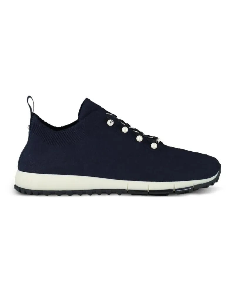 Jimmy Choo Veles pearl-button sneakers - Blau Blau