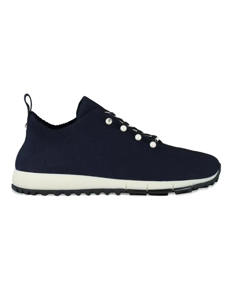Jimmy Choo Veles pearl-button sneakers - Blau Blau