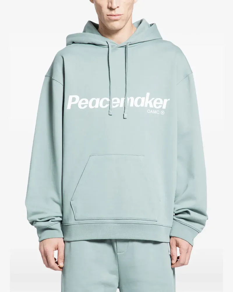 OAMC printed hoodie - Grün Grün