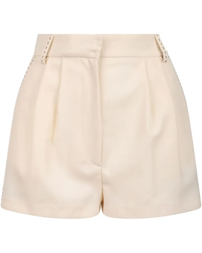 Elisabetta Franchi Shorts mit Falten - Nude Nude