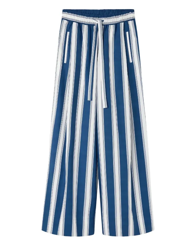 Lee Mathews Eddie striped trousers - Blau Blau