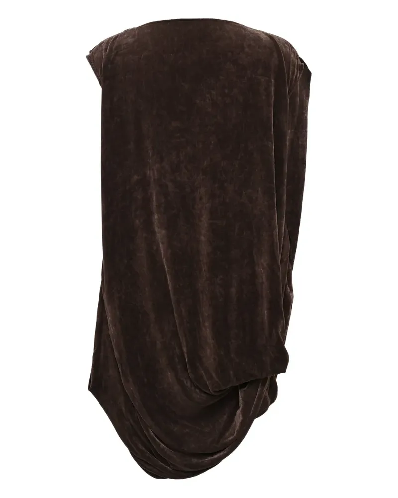 Rick Owens Nouveau velvet top - Braun Braun