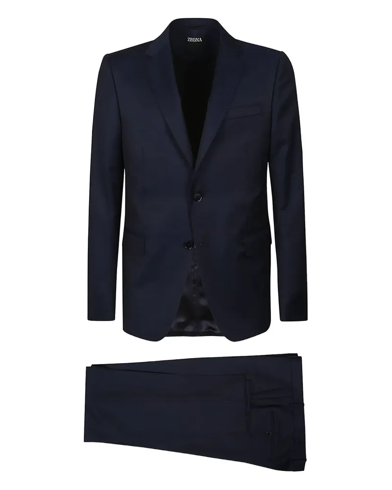Ermenegildo Zegna Anzug mit zwei Knöpfen - Blau Blau