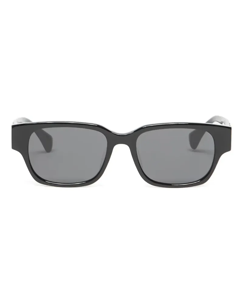 BAPE rectangle-frame logo.detail sunglasses - Schwarz Schwarz