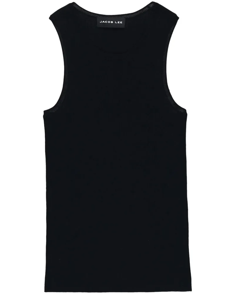 Jacob Lee Tanktop mit Racerback Schwarz