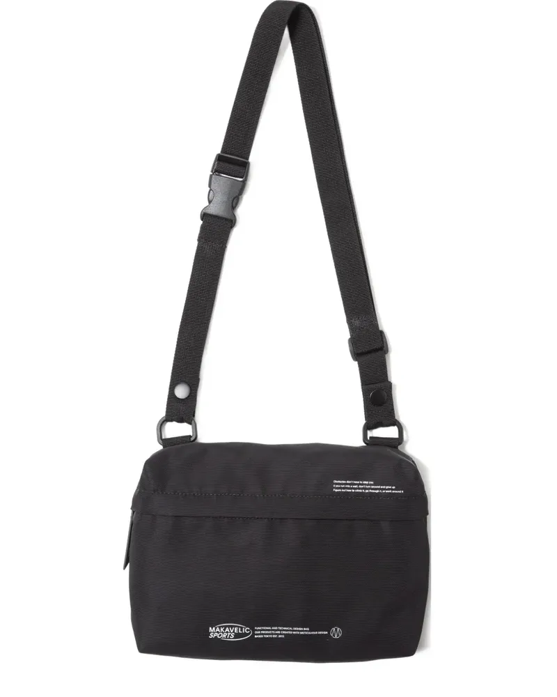 Makavelic Kuriertasche mit Logo-Print - Schwarz Schwarz