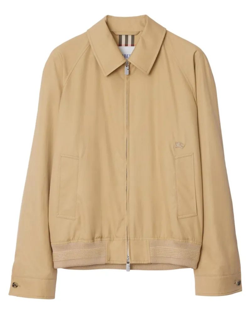Burberry Klassische Harrington-Jacke - Nude Nude