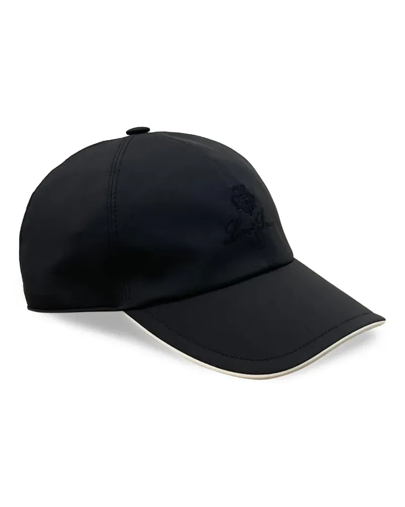 Loro Piana Klassische Baseballkappe - Schwarz Schwarz