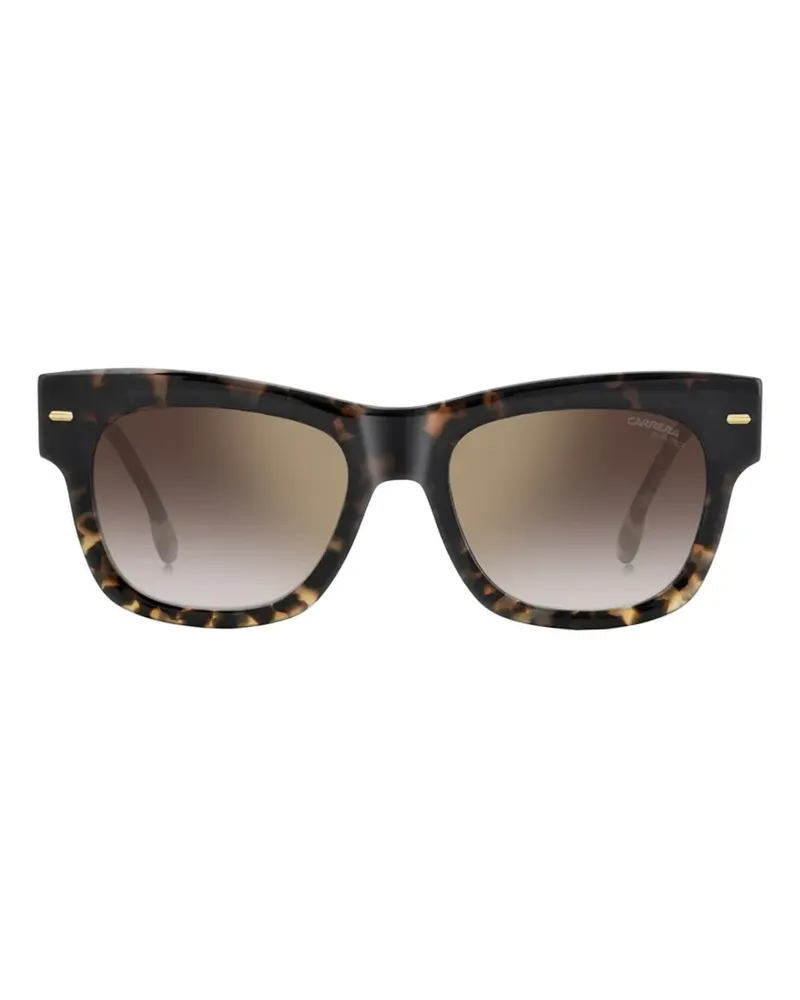 Carrera tortoiseshell-effect square-frame sunglasses - Braun Braun