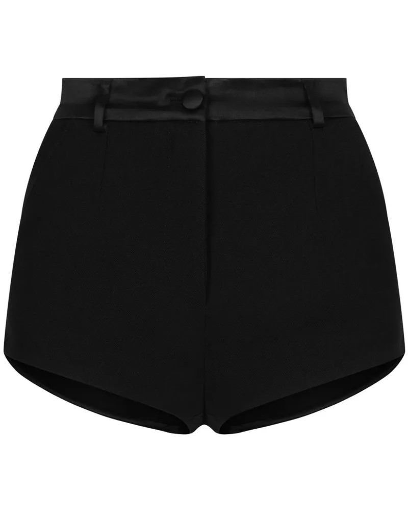 Dolce & Gabbana Klassische Shorts mit hohem Bund - Schwarz Schwarz