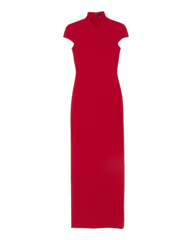 Solace London Kleid mit Stehkragen - Rot Rot