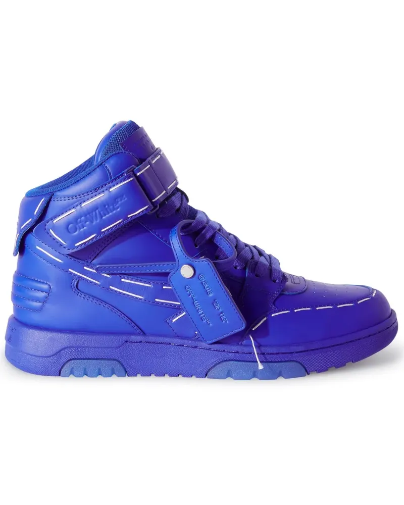 OFF-WHITE Out of Office Mid Sneakers - Blau Blau
