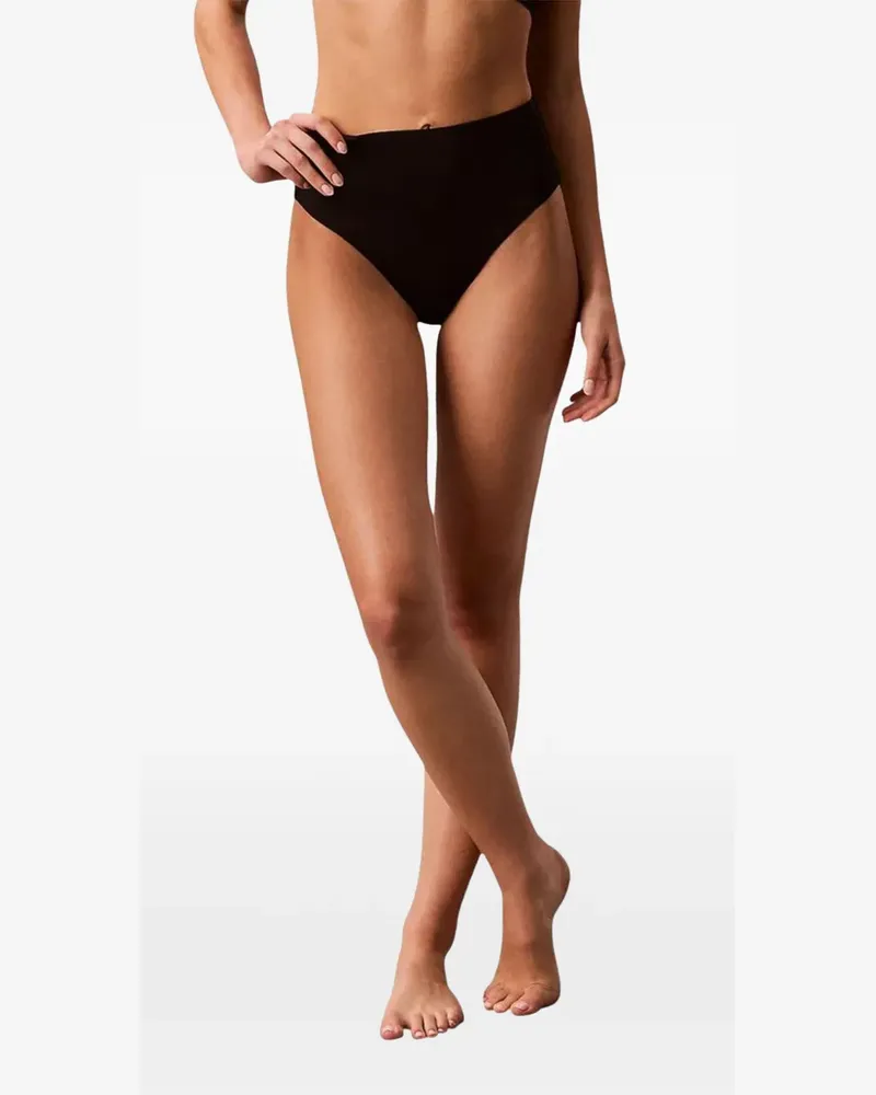 Calvin Klein high-waisted bikini bottom - Schwarz Schwarz