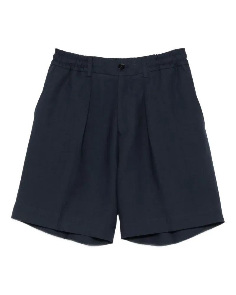 Be Able pleated elasticated-waist shorts - Blau Blau