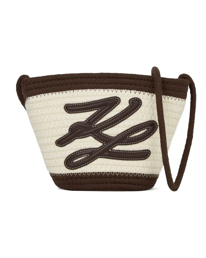Karl Lagerfeld Kleiner K/Autograph Tote Bag - Nude Nude